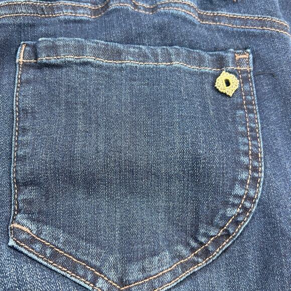 Democracy "Ab"Technology Step Fray Mid Rise Ankle Jeans Tummy Control Size 6 - Picture 9 of 11